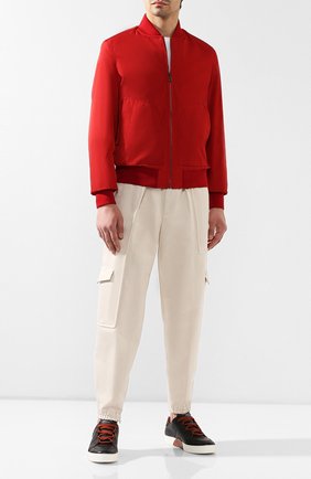 Мужские кожаные кеды tiziano ZEGNA COUTURE черного цвета по цене 63600 руб., арт. A4005X-SWY | Фото 2 Мужские кожаные кеды tiziano ZEGNA COUTURE черного цвета, арт. A4005X-SWY | Фото 2
