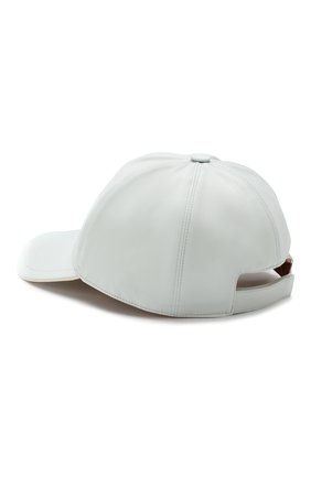 Детская бейсболка LORO PIANA светло-зеленого цвета по цене 14400 руб., арт. FAE8580 | Фото 2 Детская бейсболка LORO PIANA светло-зеленого цвета, арт. FAE8580 | Фото 2