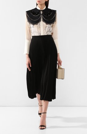 Женский черный хлопковый воротник Simone Rocha, арт. C0LLAR 3B/0109 купить в ЦУМ | Фото №2 Хлопковый воротник Simone Rocha черный | Фото №2