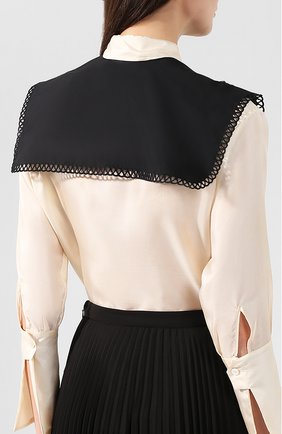 Женский черный хлопковый воротник Simone Rocha, арт. C0LLAR 3B/0109 купить в ЦУМ | Фото №4 Хлопковый воротник Simone Rocha черный | Фото №4