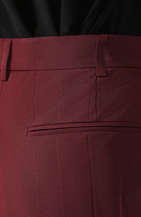 Женские бордовые брюки Valentino, арт. RB0RB3804H2 купить в ЦУМ | Фото №5 Брюки Valentino бордовые | Фото №5