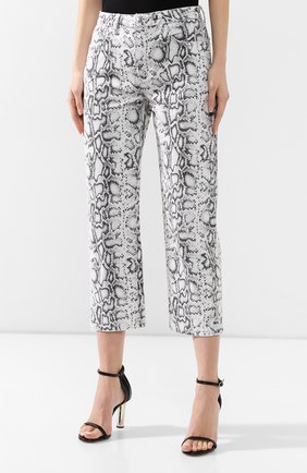 Женские светло-серые джинсы с принтом Denim X Alexander Wang, арт. 4D994439BY купить в ЦУМ | Фото №3 Джинсы с принтом Denim X Alexander Wang светло-серые | Фото №3