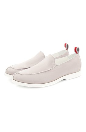 Мужские замшевые лоферы KITON светло-серого цвета по цене 88700 руб., арт. USSPLUMN00104 | Фото 1 Мужские замшевые лоферы KITON светло-серого цвета, арт. USSPLUMN00104 | Фото 1