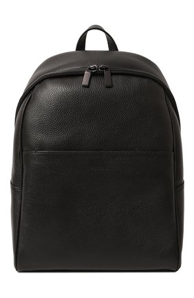 Мужской кожаный рюкзак CANALI черного цвета по цене 71800 руб., арт. P325918/NA00051 | Фото 1 Мужской кожаный рюкзак CANALI черного цвета, арт. P325918/NA00051 | Фото 1 (Статус проверки: Проверено, Проверена категория; Материал: Натуральная кожа; Размер: large)