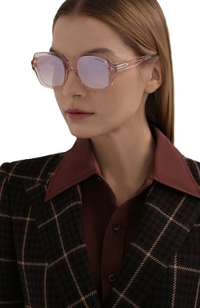 Женские розовые солнцезащитные очки Tom Ford, арт. TF660 купить в ЦУМ | Фото №2 Солнцезащитные очки Tom Ford розовые | Фото №2