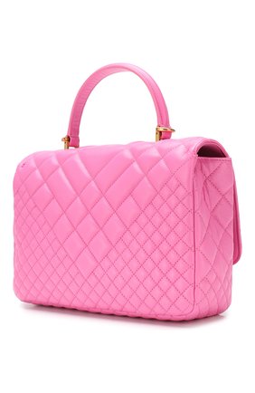 Женская сумка icon VERSACE розовая цвета, арт. DBFG867/DNATR2 купить в ЦУМ | Фото №3 Сумка Icon Versace розовая цвета | Фото №3