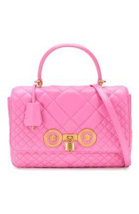 Женская сумка icon VERSACE розовая цвета, арт. DBFG867/DNATR2 купить в ЦУМ | Фото №6 Сумка Icon Versace розовая цвета | Фото №6