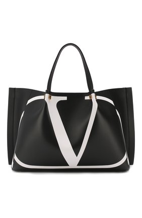 Женская сумка-тоут valentino garavani go logo escape medium VALENTINO черная цвета, арт. RW0B0D99/RRX купить в ЦУМ | Фото №1 Сумка-тоут Valentino Garavani Go Logo Escape medium Valentino черная цвета | Фото №1