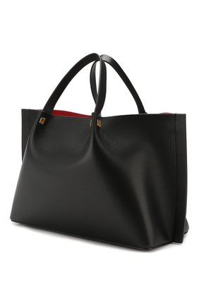 Женская сумка-тоут valentino garavani go logo escape medium VALENTINO черная цвета, арт. RW0B0D99/RRX купить в ЦУМ | Фото №3 Сумка-тоут Valentino Garavani Go Logo Escape medium Valentino черная цвета | Фото №3