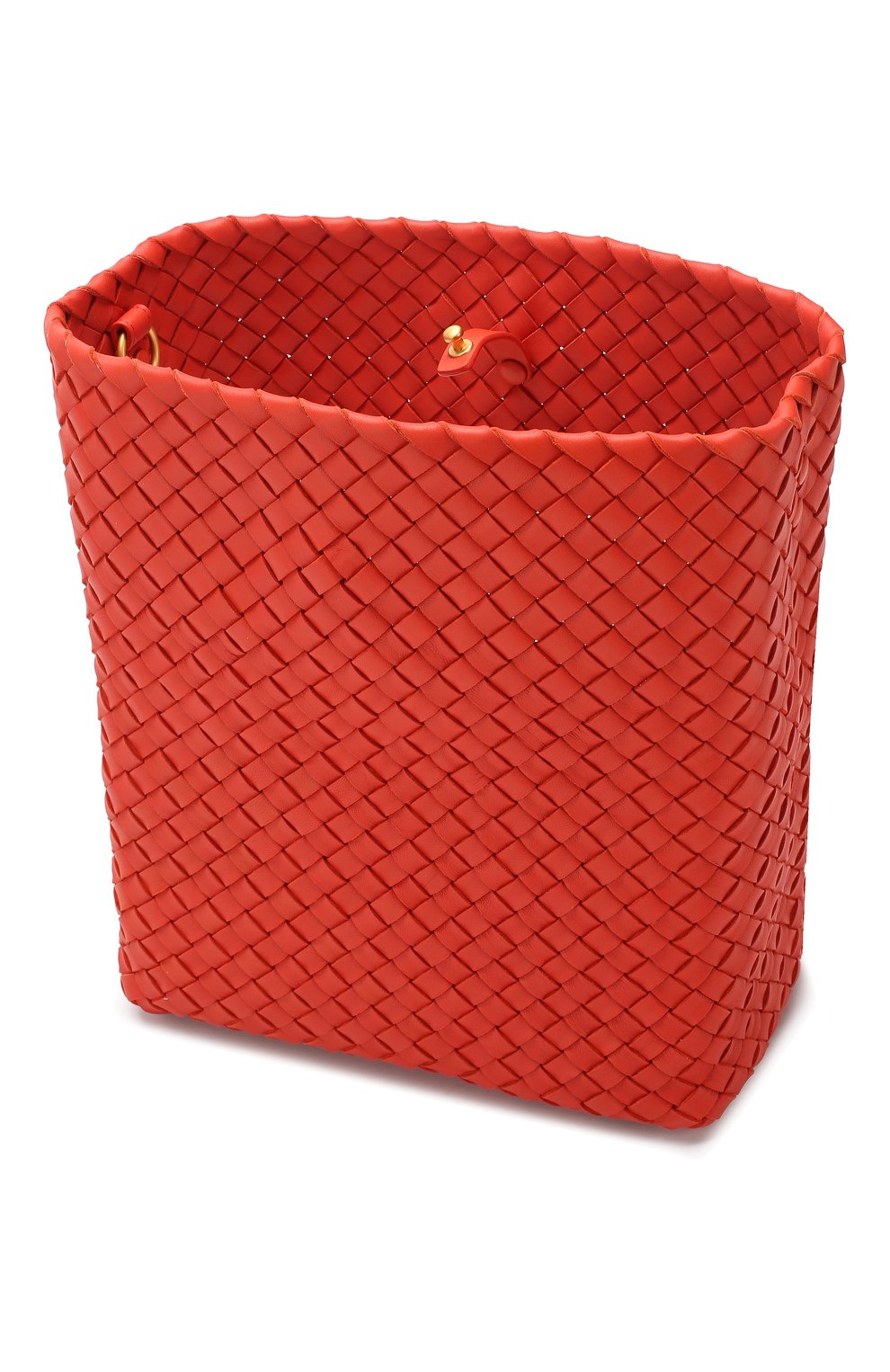 Женская сумка cabat bucket BOTTEGA VENETA оранжевая цвета, арт. 566066/VCEW3 купить в ЦУМ | Фото №4 Сумка Cabat Bucket Bottega Veneta оранжевая цвета | Фото №4