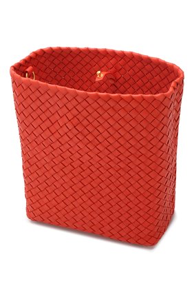 Женская сумка cabat bucket BOTTEGA VENETA оранжевая цвета, арт. 566066/VCEW3 купить в ЦУМ | Фото №4 Сумка Cabat Bucket Bottega Veneta оранжевая цвета | Фото №4