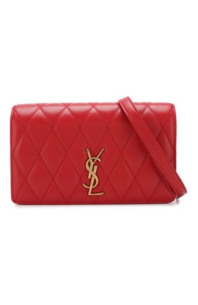 Женская сумка angie SAINT LAURENT красная цвета, арт. 568906/03UD7 купить в ЦУМ | Фото №6 Сумка Angie Saint Laurent красная цвета | Фото №6