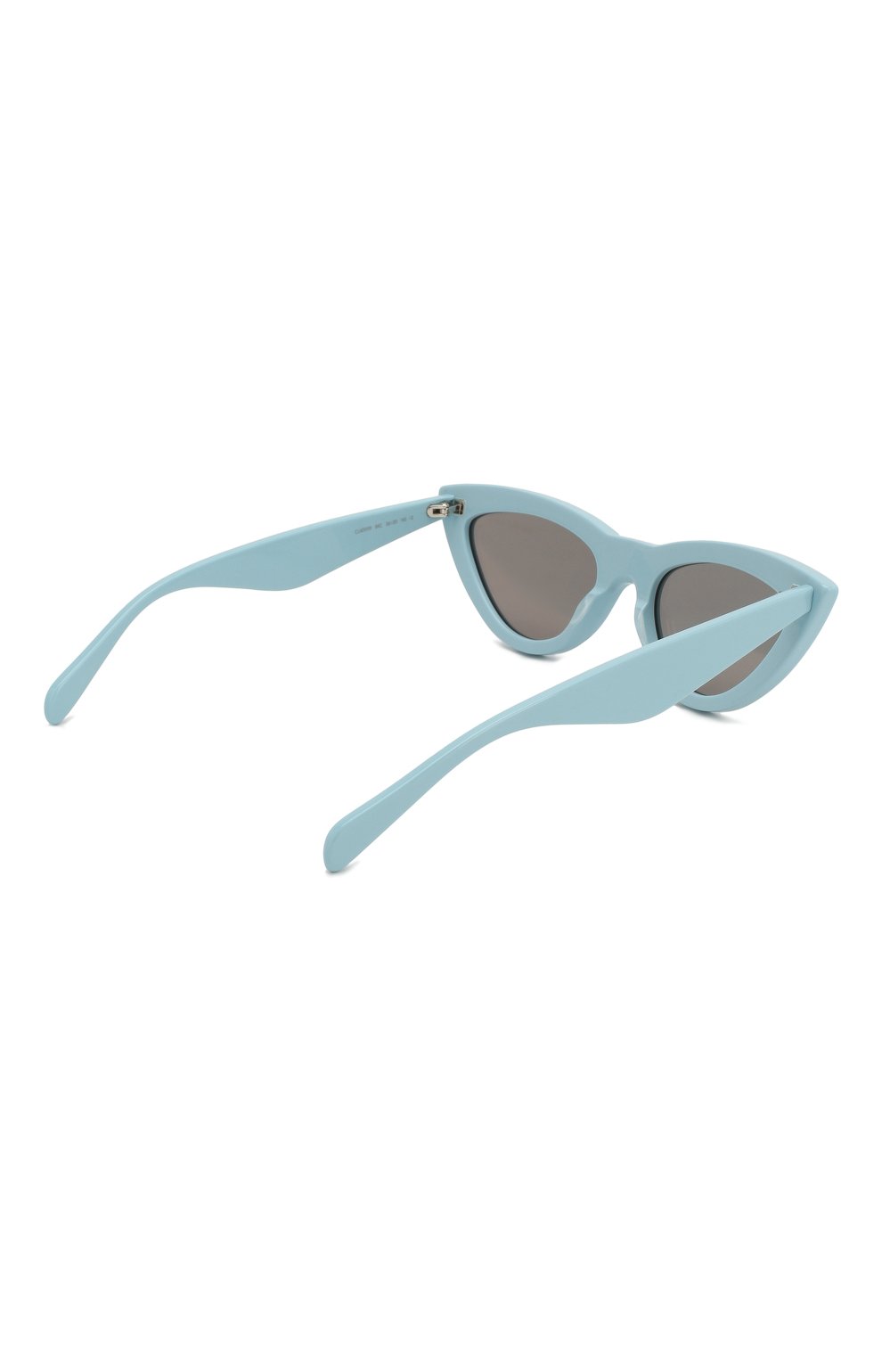 Женские солнцезащитные очки CELINE EYEWEAR светло-голубого цвета по цене 23200 руб., арт. CL40019I 84C | Фото 4 Женские солнцезащитные очки CELINE EYEWEAR светло-голубого цвета, арт. CL40019I 84C | Фото 4