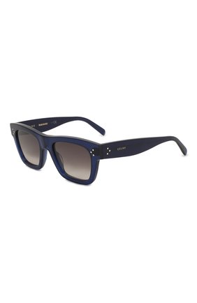 Женские солнцезащитные очки CELINE EYEWEAR синего цвета по цене 23200 руб., арт. CL40009I 90F | Фото 1 Женские солнцезащитные очки CELINE EYEWEAR синего цвета, арт. CL40009I 90F | Фото 1