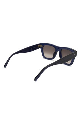 Женские солнцезащитные очки CELINE EYEWEAR синего цвета по цене 23200 руб., арт. CL40009I 90F | Фото 4 Женские солнцезащитные очки CELINE EYEWEAR синего цвета, арт. CL40009I 90F | Фото 4