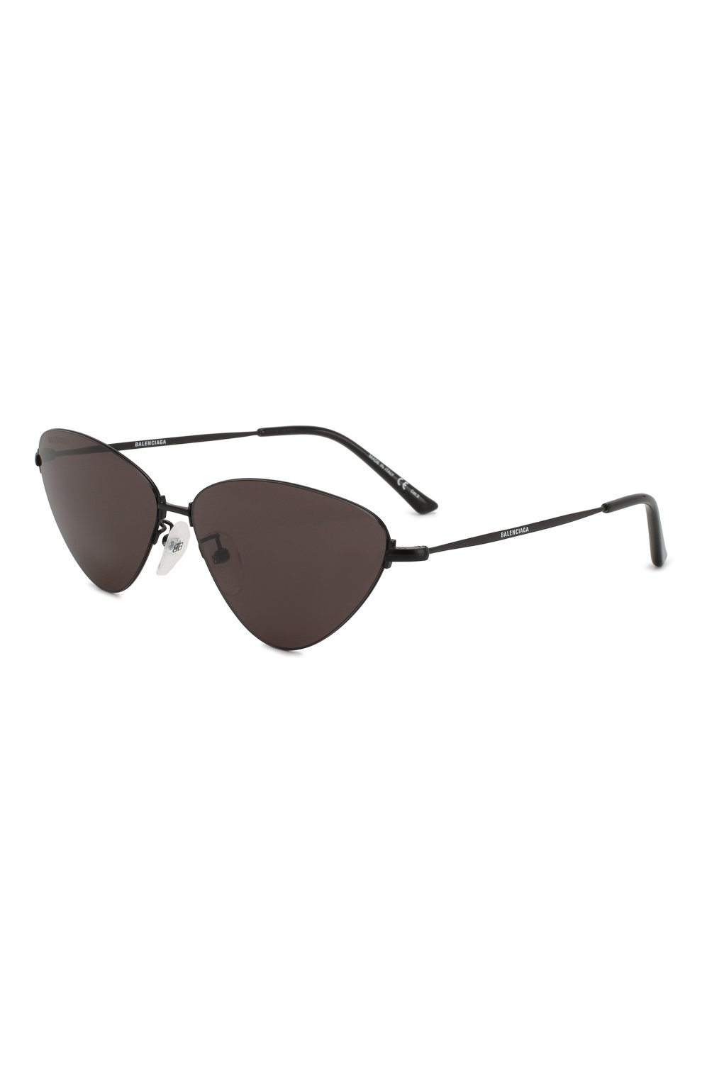 Женские солнцезащитные очки BALENCIAGA черного цвета, арт. BB0015 001 | Фото 1