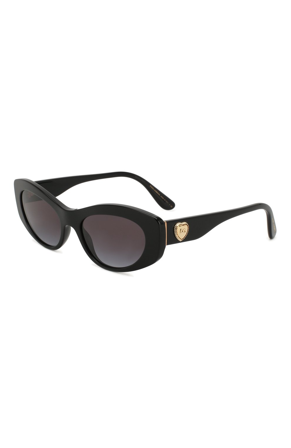 Женские солнцезащитные очки DOLCE & GABBANA черного цвета, арт. 4360-501/8G | Фото 1 (Тип очков: С/з; Статус проверки: Проверено, Проверена категория; Оптика Гендер: оптика-женское; Очки форма: Овальные)