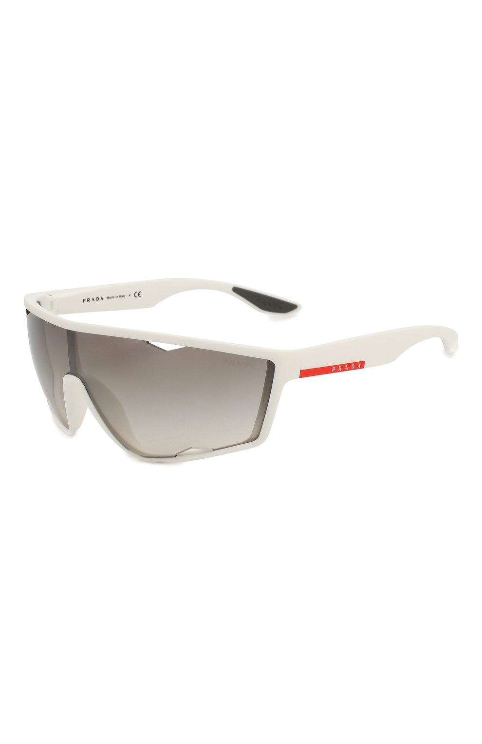 Женские солнцезащитные очки PRADA LINEA ROSSA белого цвета, арт. 09US-TWK500 | Фото 1