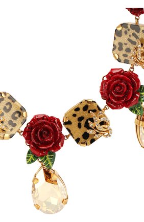Женское разноцветное колье Dolce & Gabbana, арт. WNL2L5/W1111 купить в ЦУМ | Фото №2 Колье Dolce & Gabbana разноцветное | Фото №2