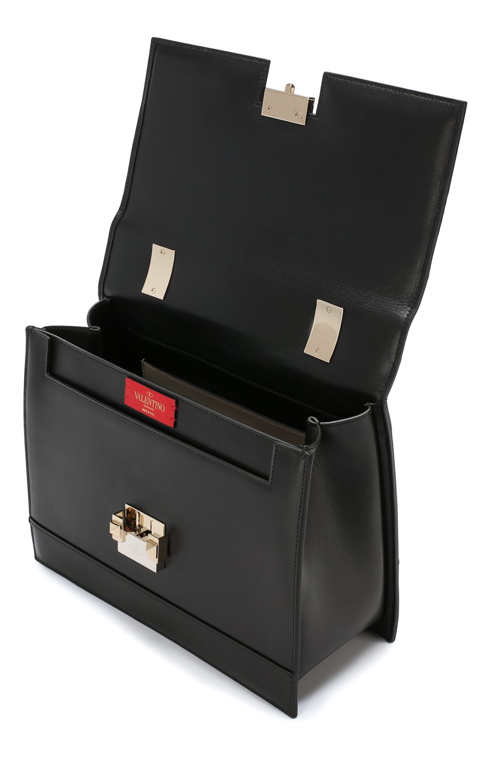 Женская сумка valentino garavani vcase medium VALENTINO черного цвета по цене 165500 руб., арт. RW0B0D98/KKZ | Фото 4 Женская сумка valentino garavani vcase medium VALENTINO черного цвета, арт. RW0B0D98/KKZ | Фото 4