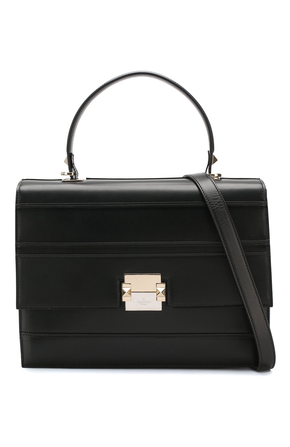 Женская сумка valentino garavani vcase medium VALENTINO черного цвета по цене 165500 руб., арт. RW0B0D98/KKZ | Фото 6 Женская сумка valentino garavani vcase medium VALENTINO черного цвета, арт. RW0B0D98/KKZ | Фото 6