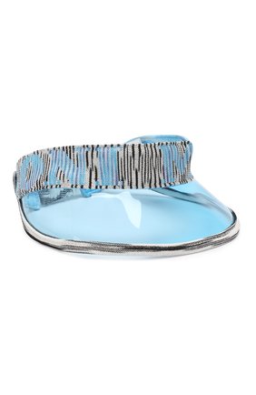 Солнцезащитный козырек Missoni, голубого цвета, арт. MMS00013/BV001G в ЦУМ | Фото №1 Солнцезащитный козырек Missoni голубого цвета | Фото №1