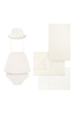 Детского комплект из 6-ти предметов ANGEL WINGS бежевого цвета по цене 6680 руб., арт. EXC578 | Фото 1 Детского комплект из 6-ти предметов ANGEL WINGS бежевого цвета, арт. EXC578 | Фото 1