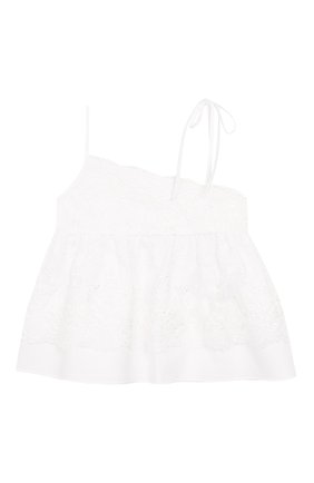 Детского комплект из 6-ти предметов ANGEL WINGS белого цвета по цене 12400 руб., арт. LUX618 | Фото 4 Детского комплект из 6-ти предметов ANGEL WINGS белого цвета, арт. LUX618 | Фото 4