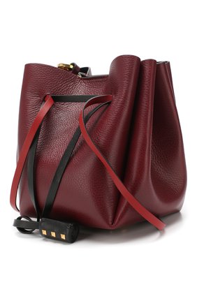 Женская сумка valentino garavani go logo VALENTINO бордовая цвета, арт. RW0B0E17/RUG купить в ЦУМ | Фото №3 Сумка Valentino Garavani Go Logo Valentino бордовая цвета | Фото №3