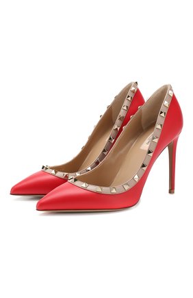 Кожаные туфли Valentino Garavani Rockstud | Фото №1 Кожаные туфли Valentino Garavani Rockstud | Фото №1