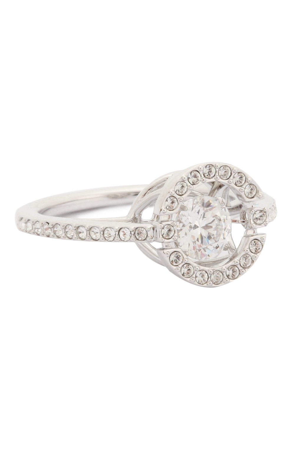 Женское кольцо sparkling dance SWAROVSKI серебряного цвета, арт. 5482516 | Фото 1 (Статус проверки: Проверено, Проверена категория; Материал: Металл)