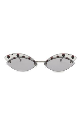 Женские солнцезащитные очки FENDI серого цвета по цене 28750 руб., арт. 0370 KB7 | Фото 3 Женские солнцезащитные очки FENDI серого цвета, арт. 0370 KB7 | Фото 3