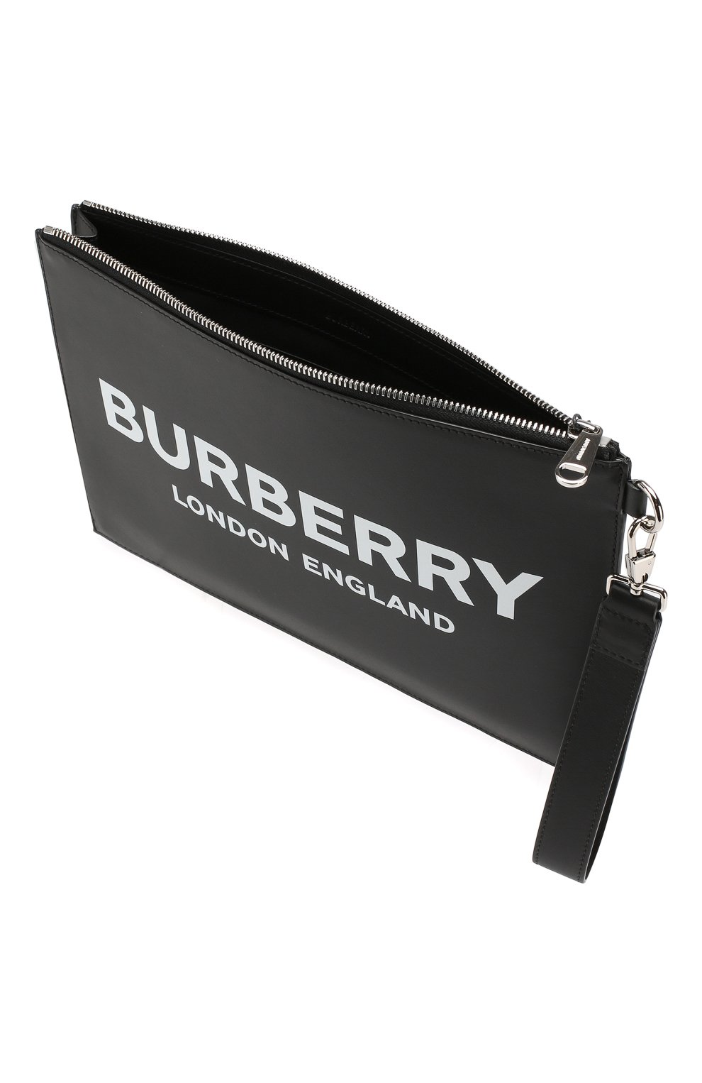 Мужская кожаный клатч BURBERRY черного цвета по цене 72900 руб., арт. 8009214 | Фото 4 Мужская кожаный клатч BURBERRY черного цвета, арт. 8009214 | Фото 4 (Размер: medium; Материал: Натуральная кожа; Статус проверки: Проверено, Проверена категория)