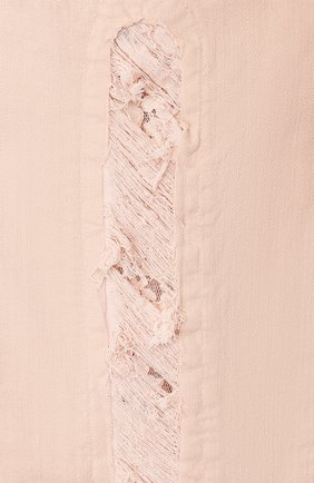 Детские джинсы с потертостями TWINSET розового цвета, арт. GJ2061/12A-16A | Фото 3 (Материал внешний: Хлопок; Кросс-КТ: джинсы; Детали: Потертости; Статус проверки: Проверена категория)