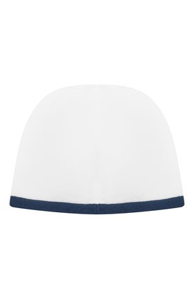 Детского хлопковая шапка BABY T синего цвета, арт. 19PE134CU | Фото 2 (Материал: Хлопок, Текстиль; Статус проверки: Проверена категория)