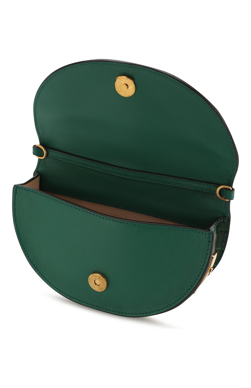 Женская сумка nile minaudière CHLOÉ зеленая цвета, арт. CHC19SS302A87 купить в ЦУМ | Фото №4 Сумка Nile Minaudière Chloé зеленая цвета | Фото №4