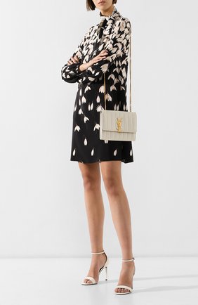 Женская сумка vicky SAINT LAURENT белая цвета, арт. 554125/0UFC1 купить в ЦУМ | Фото №2 Сумка Vicky Saint Laurent белая цвета | Фото №2