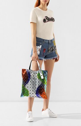 Женская сумка-тоут prism BAO BAO ISSEY MIYAKE разноцветная цвета, арт. BB96-AG143 купить в ЦУМ | Фото №2 Сумка-тоут Prism Bao Bao ISSEY MIYAKE разноцветная цвета | Фото №2