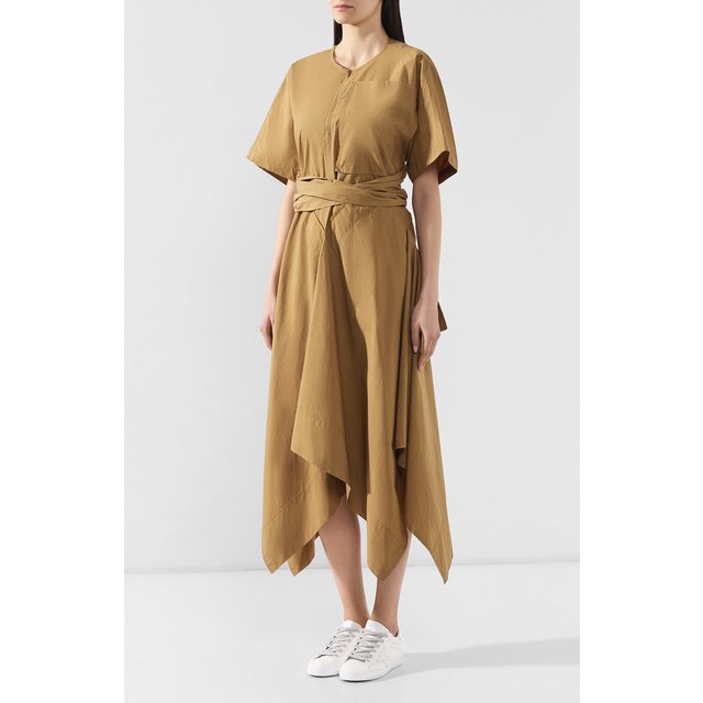 фото Хлопковое платье golden goose deluxe brand
