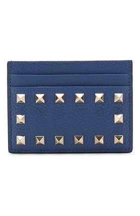 Кожаный футляр для кредитных карт Valentino Garavani Valentino, синего цвета, арт. SW2P0486/VSH в ЦУМ | Фото №1 Кожаный футляр для кредитных карт Valentino Garavani Valentino синего цвета | Фото №1