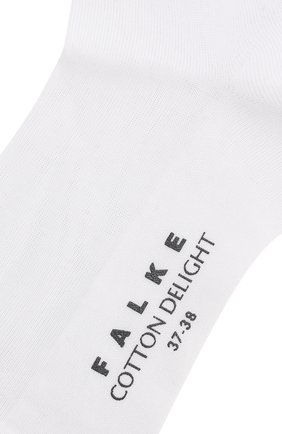 Женские носки cotton delight FALKE белого цвета, арт. 47535_ | Фото 2 (Материал внешний: Хлопок; Статус проверки: Проверено, Проверена категория)