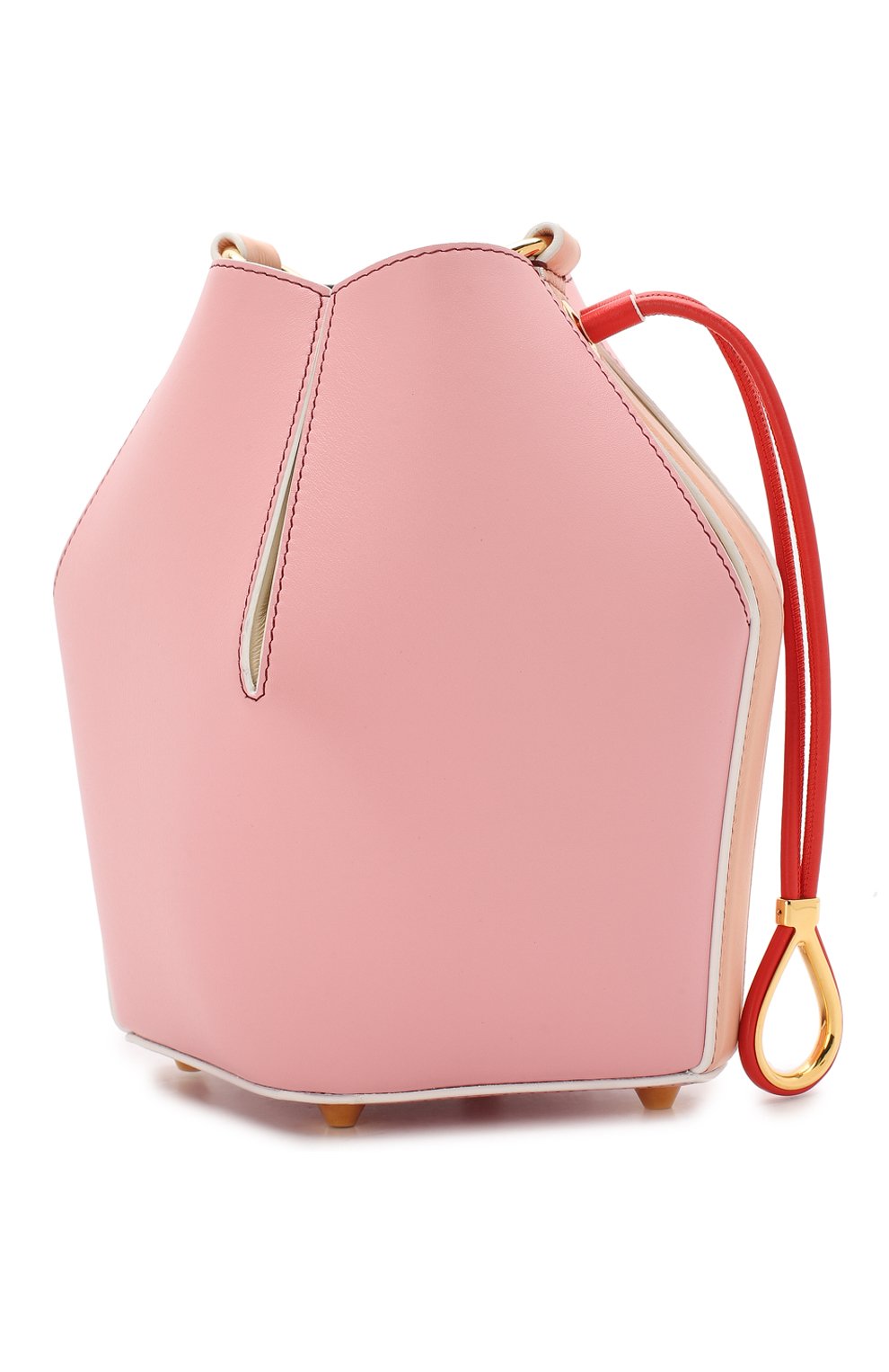 Женская сумка the bucket ALEXANDER MCQUEEN розовая цвета, арт. 554143/0SIPM купить в ЦУМ | Фото №3 Сумка The Bucket Alexander McQueen розовая цвета | Фото №3