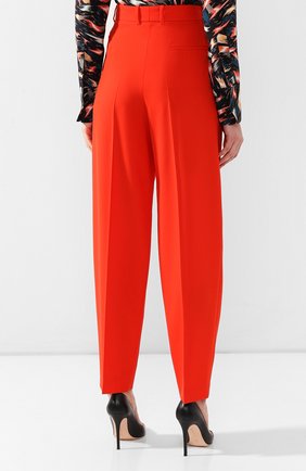 Женские красные шерстяные брюки Givenchy, арт. BW509P11F7 купить в ЦУМ | Фото №4 Шерстяные брюки Givenchy красные | Фото №4