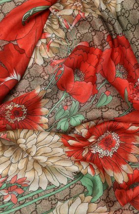 Шаль из смеси вискозы и шелка Gucci бежевого цвета, арт. 526390/3G856 купить в ЦУМ | Фото №2 Шаль из смеси вискозы и шелка Gucci бежевого цвета | Фото №2