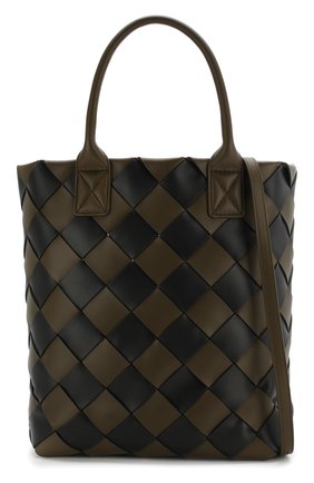 Женская сумка maxi cabat 30 BOTTEGA VENETA зеленая цвета, арт. 570800/VMAA0 купить в ЦУМ | Фото №6 Сумка Maxi Cabat 30 Bottega Veneta зеленая цвета | Фото №6