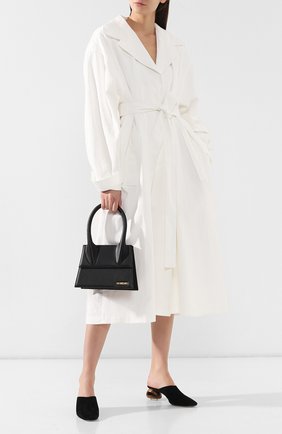 Женская сумка le chiquito grand JACQUEMUS черная цвета, арт. 191BA09 купить в ЦУМ | Фото №2 Сумка Le Chiquito grand Jacquemus черная цвета | Фото №2