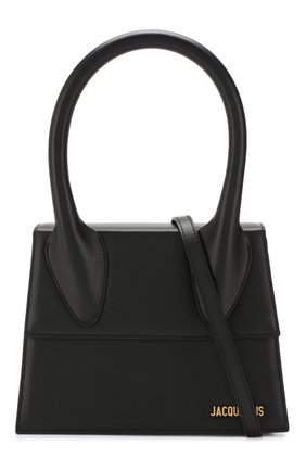 Женская сумка le chiquito grand JACQUEMUS черная цвета, арт. 191BA09 купить в ЦУМ | Фото №6 Сумка Le Chiquito grand Jacquemus черная цвета | Фото №6