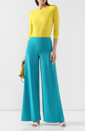 Женские брюки RALPH LAUREN бирюзового цвета по цене 110500 руб., арт. 290755910 | Фото 2 Женские брюки RALPH LAUREN бирюзового цвета, арт. 290755910 | Фото 2
