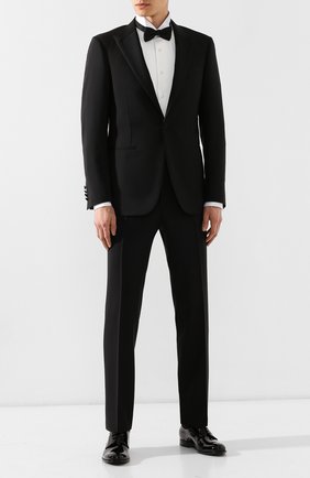 Мужской лаковые дерби GIORGIO ARMANI черного цвета по цене 57650 руб., арт. X2C588/XC882 | Фото 2 Мужской лаковые дерби GIORGIO ARMANI черного цвета, арт. X2C588/XC882 | Фото 2
