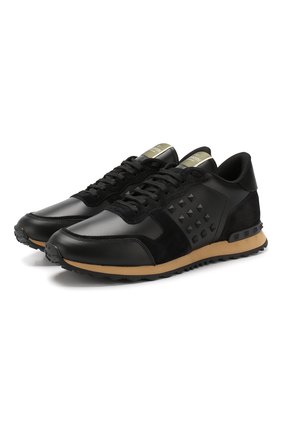 Кожаные кроссовки Valentino Garavani | Фото №1 Кожаные кроссовки Valentino Garavani | Фото №1